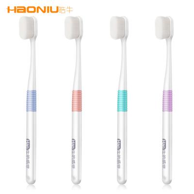 China Household Adult Toothbrush For Bristle-Planting Metal Free With High Density Soft Bristles for sale