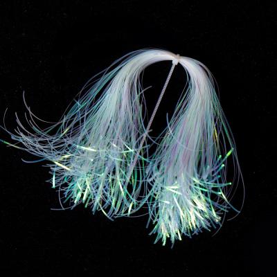 China Marabout action for fties andlures. Flashabou Fishing Lure Supplier Shinny Crystal Colorful Flash Fly Fishing Tying String Line Materials for sale