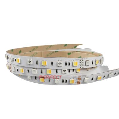 China Warehouse 60leds/m smd 5050 RGB+CCT Five Colors DC 24v flexible LED strip light with MI-light controller for sale