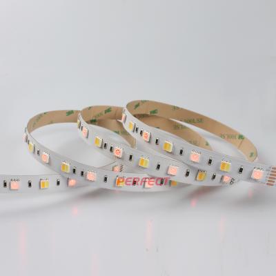 China 2021 Hot Selling Smd 5050 RGBWW 12V 60leds/m Full Color Flexible Led Strip From LANDSCAPE for sale