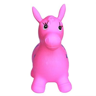 China Inflatable Toy Inflatable Colorful PVC Material Hop Horse For Indoor Kids Play for sale