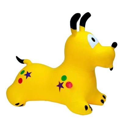 China Colorful Inflatable Toy Inflatable PVC Material Eco-friendly Cartoon Dog Model Toy Horses for sale