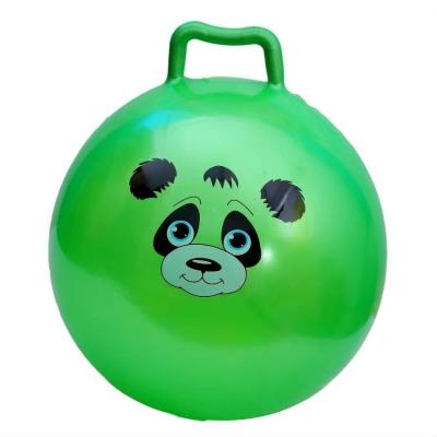 China Inflatable Toy Hot Sale Inflatable PVC Material Handle Balls That Can Bounce High for sale