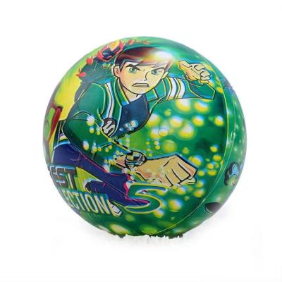 China PVC Material Squeezable Toy Balls With Different Patterns Inflatable For Kids To Play for sale