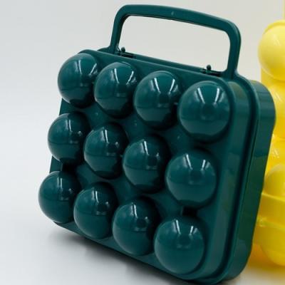 China 12 Grid Plastic Reusable Use Picnic Egg Storage Portable Outdoor Camping Container for sale