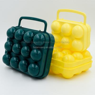 China Household Products Factory Direct Selling Small Egg Box Useful Waterproof Plastic Colorful Portable Plastic Egg Box Small For Outdoor for sale