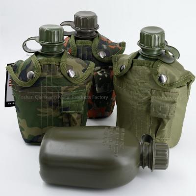 China Sustainable drinking water canteen with small pocket for military personal equipment for sale