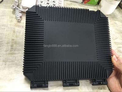 China Black Powder Coating Aluminum Radiator Die Casting Radiator Radiator for sale