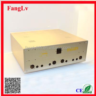 China ITC 6063 Series Aluminum Precise Practical Function High Fidelity Audio Stereo Amplifier for sale