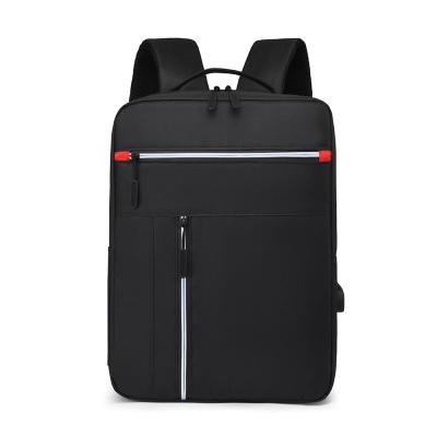 China New 15 inch waterproof rechargeable backpack for men and women laptop backpack for business travel for sale