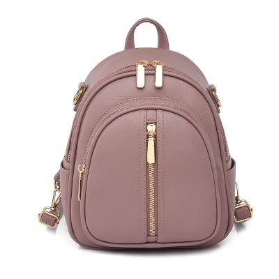 China Waterproof soft backpack for women's fashion trend backpack, high-end and versatile for sale