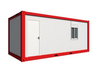 China Steel Structure Wall Panel 20 FT Modular Container Home With EPS Sandwich Panel Door for sale