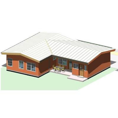 China European Style Light Steel Villas Prefab House For Social Housing Projects for sale