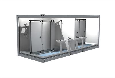 Chine maison préfabriquée modulaire de récipient de 20FT pour la pièce de toilette/douche/Chambre de réfrigérateur à vendre