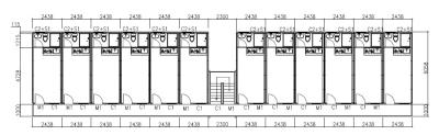 China Light Steel Container Camps For Dorm With Separate Bathroom , Plastic Steel Window for sale