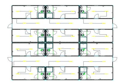 China PrefabFlatgebouw het Kamperen Containerhuis, het Venster van de Aluminiumlegering Te koop