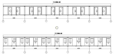 China Weerbewijs die 40 van de de Arbeidsvoet Slaapzaal van het Container verschepen Kamp Te koop