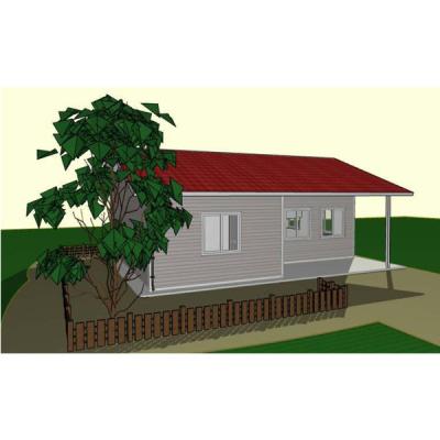 China Economic Light Gauge Steel Two Bedroom Modular Homes Prefab House For Hotel / Shop for sale