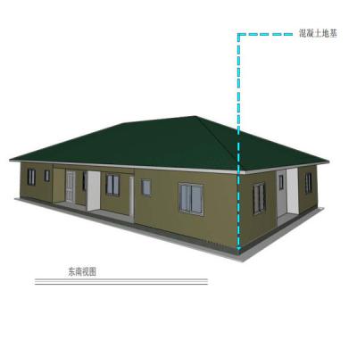 China Luxury Sandwich Panel Architectural Prefab Granny Unit Light Steel Structure for sale