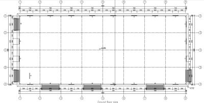 China De economische Geprefabriceerde Structuren van het Staalkader met de Eenvoudige Deur van het Staal Rolling Blind Te koop