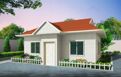 China Fast Construction Beach Two Bedroom Prefab Modular Homes , Light Steel Villa for sale