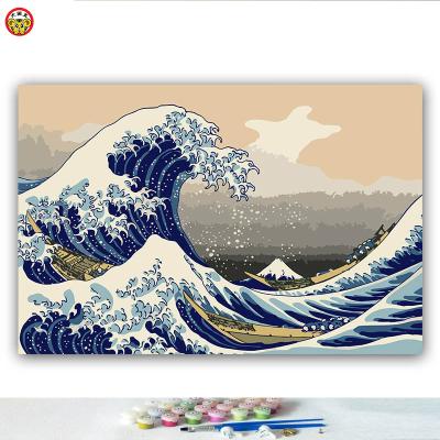 China ACNH Classic Art World Famous Paintings By Numbers Kits Animal Crossing New Horizon DIY Paint By Numbers Kits for sale