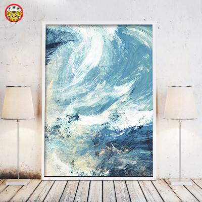 China Abstract Abstract and Simple Linear Image Numbers Oil Painting for sale