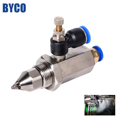 China BYCO BRASS Dry Dust Collection Stainless Steel Ultrasonic Mist Water Spray Nozzle For Spray Dryer for sale