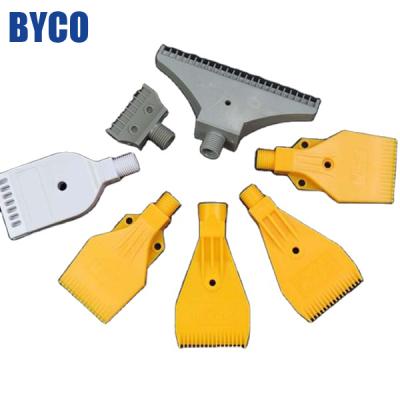 China BYCO Dust Removal Flat Wind Spray Air Nozzle , Compressed Air Blow Off Nozzle for sale