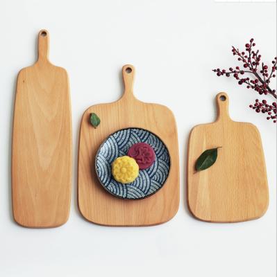 China Solid Modern Beech Wood Cutting Board Set  Sustainable, Stocked Customized Logo Acceptable for sale