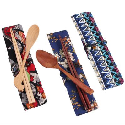 China Viable Japanese Style Sushi Chopsticks and Wooden Spoon Set for sale