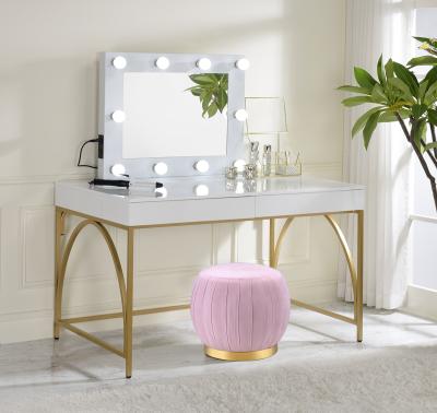 China Modern CURRENT US Vanity Desk Dresser Dressing Makeup Table For Bedroom White for sale