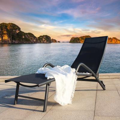 China US Modern CURRENT Outdoor Deck Rest Beach Chair, Adjustable Backrest Leisure Chair, Beach Pool for sale