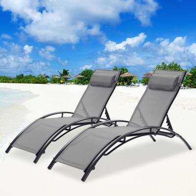 China US Modern CURRENT Modern Design - 2 Piece Recliner Deck Lawn Beach Pool Side Sunbathing for sale