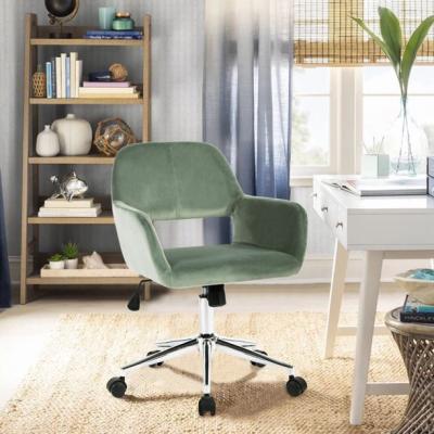 China US CURRENT Modern Spinning Design - Adjustable Height Rotary Velvet, Adjustable Rotary Office Chair, Cactus for sale