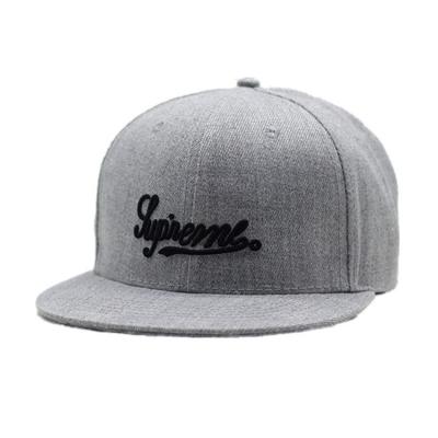 China COMMON Custom 3D Embroidered Flat Brim Wool Snapback Hat for sale