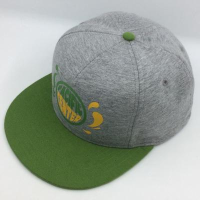 China COMMON cheap jersey fabric custom 5 panel printing plainsnapback hats for sale