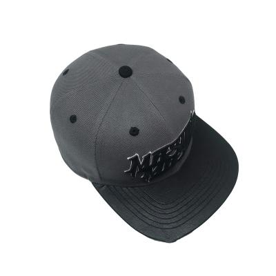 China Kai Hong Wholesale High Quality Custom COMMON Shade Embroidery Snapback Hat With PU Sun Visor for sale