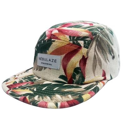 China YZ Dongguan JOINT factory produces 5 panel caps for heat sublimation for sale