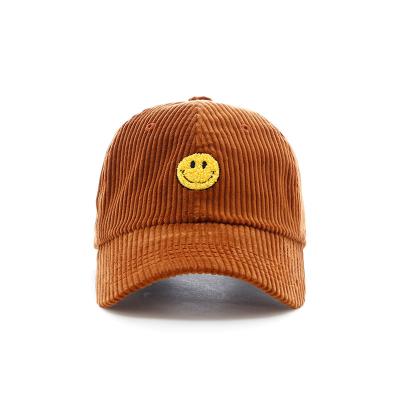 China Custom Baseball JOINT Dad Embroidery Plain Smile Solid Color Adult Colorful Cotton Peaked Hats Tennis Golf Trucker Hat for sale