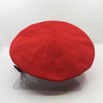 China Character Fashion Cheap Red Wool Military Berets For Women for sale