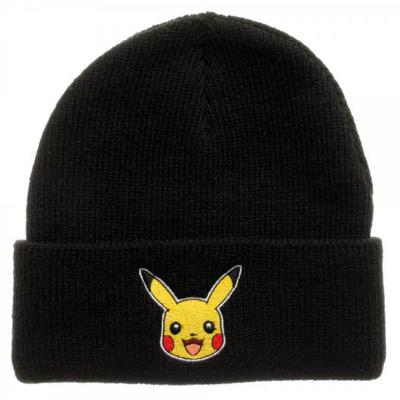 China COMMON Pokemon Beanie Hat With Logo Dad Hats Custom Kids Knitted Hats for sale