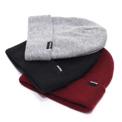 China European and American style COMMON wool hat men and women black hat knit hat for sale