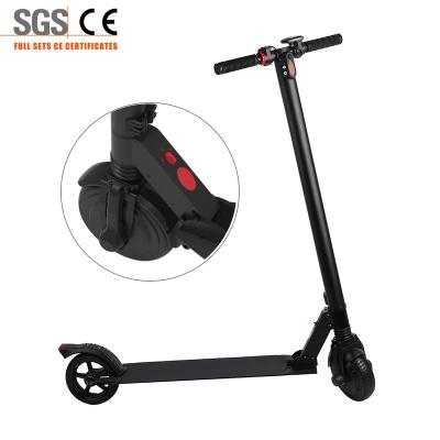 China Aluminum Alloy SGS CE E-scooter 6.5 Inch Approved Dot Kick Electric Scooter Adult Red for sale