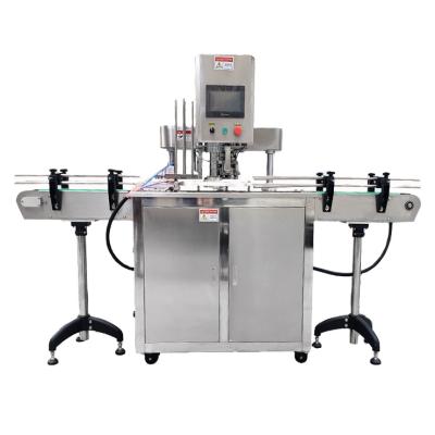 China Full Automatic Beverage Tin Can Sealing Machine For Different Size Can Easy Adjustable Milk Can Sealer for sale