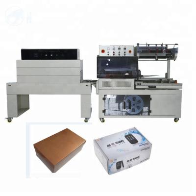 China Beverage automatic L type cutting heat sealing shrink wrap machine china factory hot sale for sale