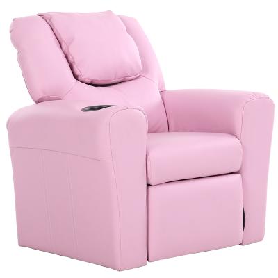 China Little Princess Flip Out Kids Recliner Sofa (Other) Style Mini PU Small Child Adjustable Modern Royal Leather Kids Recliner Chair for sale