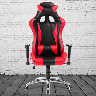 China High Quality PU Leather Adjustable Armrest Home Use Game Rotating Akracing Chair With Pillow for sale