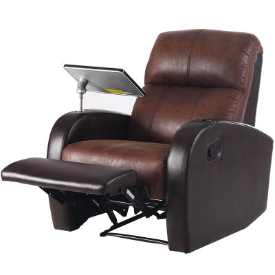 China Adjustable Modern European Style Electric Massage Sofa With Cup Holder And Recliner Leather Extended Writing Board (The Other) for sale