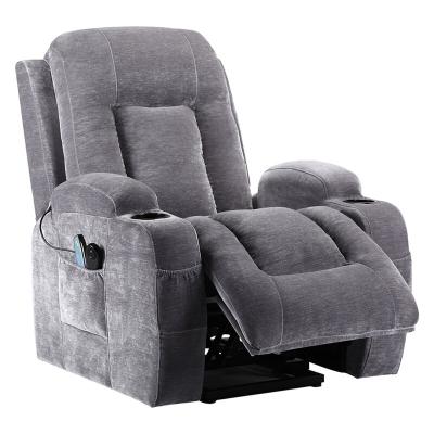 China (Others) Best Selling Adjustable Manual Recliner Chair Recliner Sofas Set With Cup Holder for sale